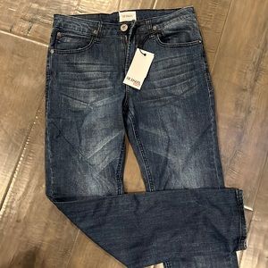 Hudson dark denim slim “Jagger” jeans